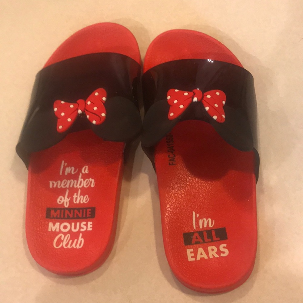 Gently worn Minnie Mouse sandals